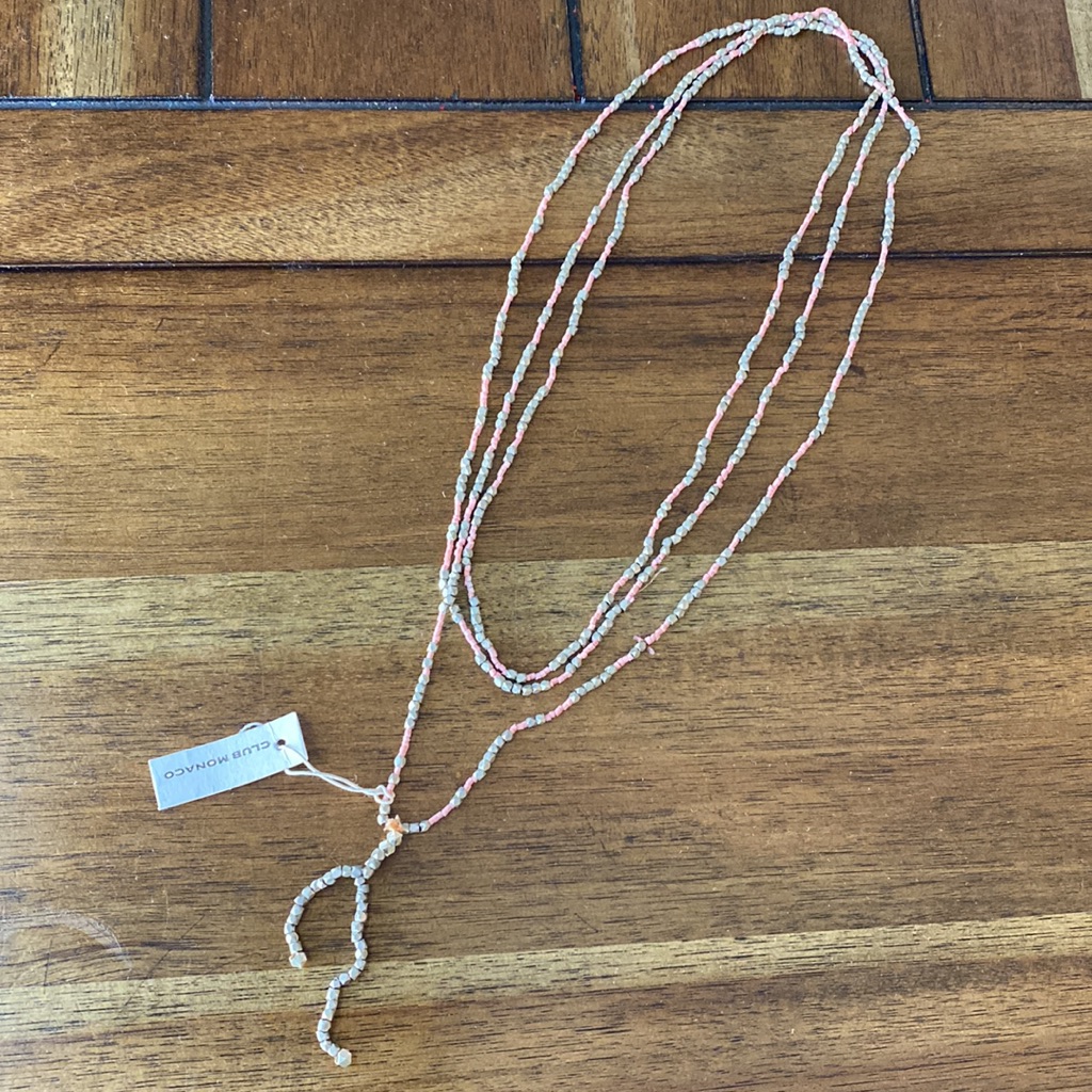 Nwt Club Monaco|Long Beaded Necklace